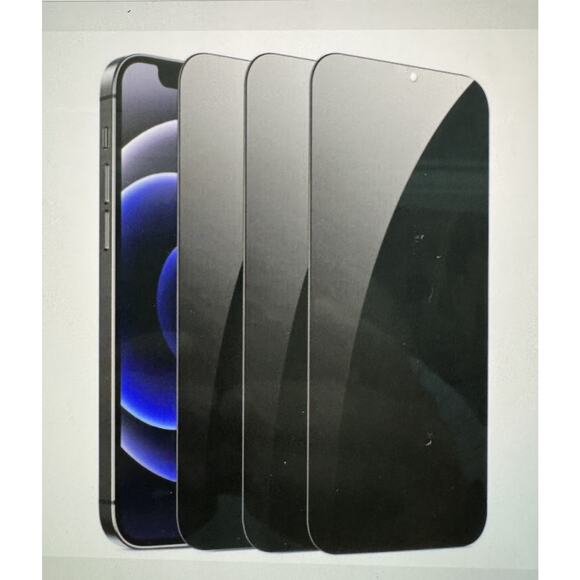 For iPhone 16 Pro Max 9h Tempered Glass Privacy Screen Protector - Picture 4 of 7